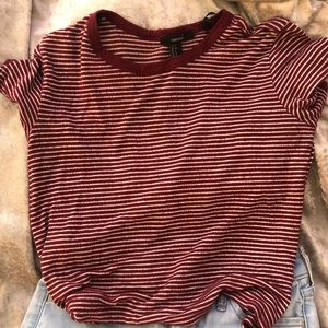 Striped crop top